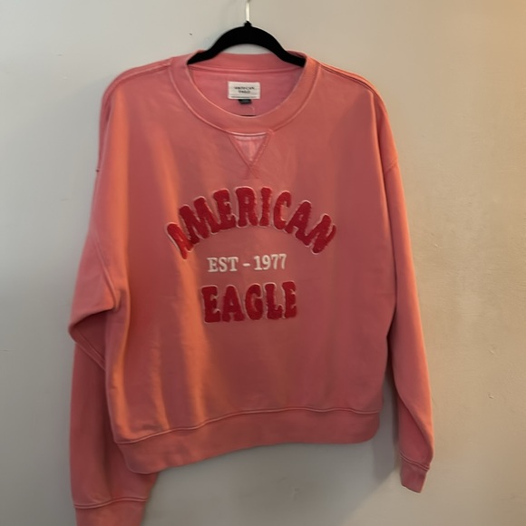NWT AMERICAN EAGLE 🦅 LOGO CREWNECK SWEATER - Picture 4 of 16